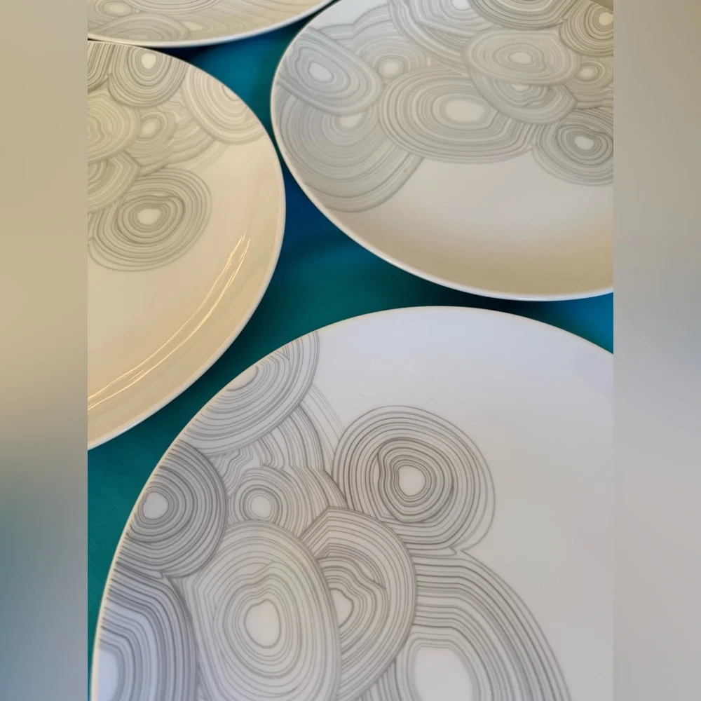 Jonathan Adler Malachite Dinnerware Small Dessert Plates Set of 6